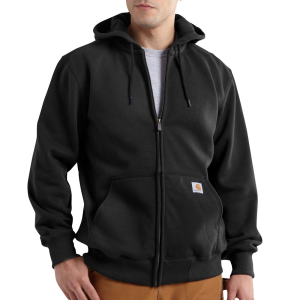 Carhartt Carhartt Mens 100614 Factory 2nd Rain Defender Loose Fit Heavyweight Full-Zip Sweatshirt - Black Medium Regular - $47.99 at Dungarees