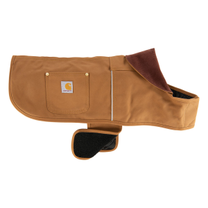 Carhartt  P0000616 Firm Duck Insulated Dog Chore Coat - Carhartt Brown Small