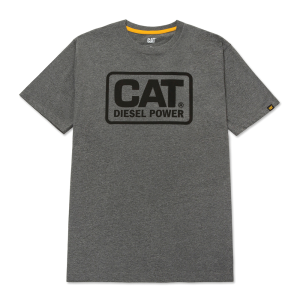 Cat CAT Mens 1510451 Closeout Diesel Power Tee - Dark Heather Grey / Black 2X-Large Regular - $12.99 at Dungarees