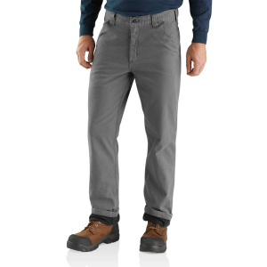 Carhartt Carhartt Mens 103342 Factory 2nd Knit Lined Rugged Flex Rigby Dungaree - Gravel 50W x 32L - $43.99 at Dungarees