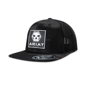 Ariat Ariat Mens A290002919 Skull Bolt 110 Cap - Dark Gray One Size Fits All - $38.00 at Dungarees