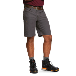 Ariat Ariat Mens 10030271 Rebar DuraStretch Made Tough Short - 10 Inch - Rebar Grey 32W - $44.95 at Dungarees