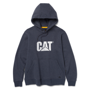 Cat CAT Mens 1050048 Heavyweight Trademark Hooded Sweatshirt - Navy Heather Medium Regular - $48.99 at Dungarees