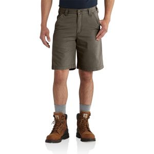 Carhartt Carhartt Mens 102514 Rugged Flex Relaxed Fit Canvas Work Short - 10 Inch - Tarmac 30W - $44.99 at Dungarees