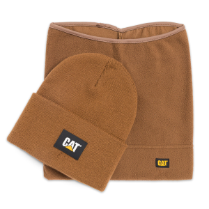 Cat CAT Men's 8140010 Beanie Neck Warmer Bundle - Bronze One Size Fits All - $29.99 at Dungarees