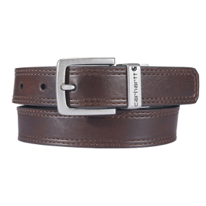 Carhartt Carhartt  A0005786 Closeout Vegan Leather Reversible Belt - Boys - Brown/Black Small - $19.99 at Dungarees
