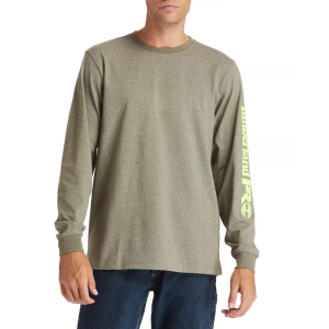 Timberland Pro Timberland PRO Men's A1HRV Closeout Base Plate Long Sleeve T-Shirt with Logo - Burnt Olive Heather 4X-Large Regular - $29.99 at Dungarees
