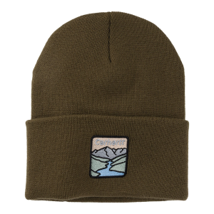 Carhartt Carhartt Mens 107706 River Cuffed Beanie - Burnished Logs One Size Fits All - $19.99 at Dungarees