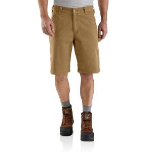 Carhartt Carhartt Mens 103652 Rugged Flex Relaxed Fit Canvas Utility Work Short - 11 Inch - Hickory 42W - $38.24 at Dungarees