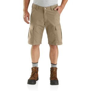 Carhartt Carhartt Mens 103543 Factory 2nd Force Relaxed Fit Ripstop Cargo Work Short - 11 Inch - Dark Khaki 32W - $34.99 at Dungarees