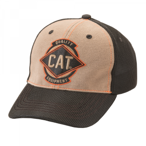 CAT Mens 1120140 Power Mesh Stretch Cap - Bronze L/XL