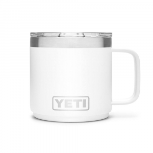 Yeti  YRAMMMSL10 Rambler 10 oz Stackable Mug with MagSlider Lid - White One Size Fits All