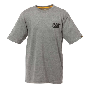 Cat CAT Mens W05324 Trademark T-Shirt - Dark Heather Grey 2X-Large Tall - $29.99 at Dungarees