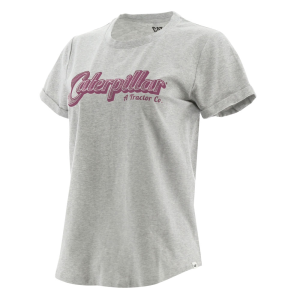 Cat CAT  1510390 Women's Lily Tee - Heather Gray Small Regular - $19.99 at Dungarees
