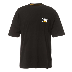 Cat CAT Mens W05324 Trademark T-Shirt - Black Large Regular - $24.99 at Dungarees