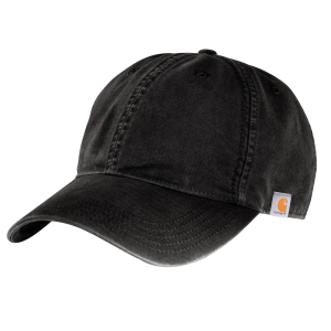 Carhartt Carhartt Men's 103938 Cotton Canvas Cap - Black One Size Fits All - $19.99 at Dungarees