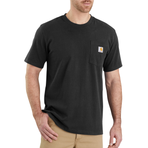 Carhartt Carhartt Mens 103296 Relaxed Fit Workwear Pocket T-Shirt - Black X-Small Regular - $19.99 at Dungarees