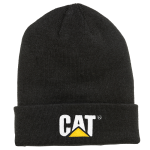 Cat CAT Men's 1120117 Trademark Cuff Beanie - Black One Size Fits All - $16.99 at Dungarees