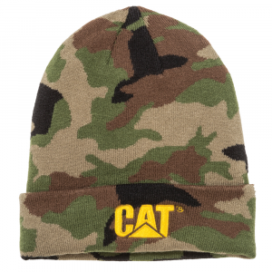 CAT Men's 1120117 Trademark Cuff Beanie - Woodland Camo One Size Fits All
