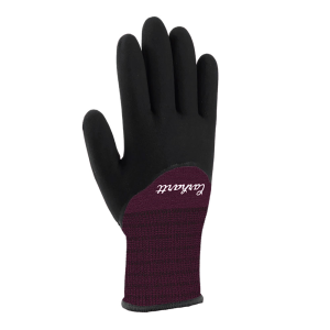 Carhartt Carhartt  WA700 Women's Thermal Dip Glove - Deep Wine Large - $18.99 at Dungarees