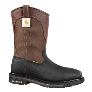 Carhartt  CMP1258 11-Inch Rugged Flex Square Toe Waterproof Wellington - Carhartt Brown 9 A 1/2 W