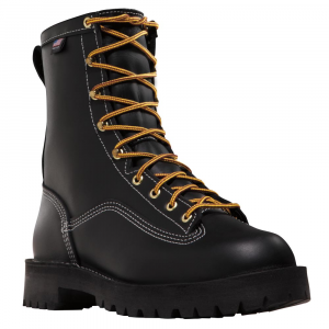 Danner  11500 Super Rain Forest Plain Toe 8" Work Boots - Black 11 A 1/2 D