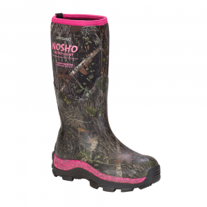 Dryshod  MBM-WH Women's NoSho Ultra Hunt Camo Extreme Cold-Conditions Boot - Pink Womens 9