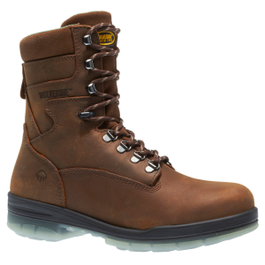 Wolverine  W03295 DuraShocks Waterproof Insulated Steel-Toe Electrical Hazard 8" Boot - Stone 9 A 1/2 EW