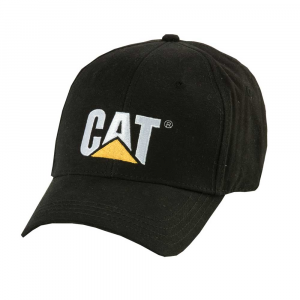CAT Men's W01791 Trademark Cap - Black One Size Fits All
