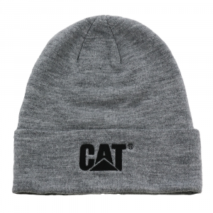 CAT Mens 1120117 Trademark Cuff Beanie - Dark Heather Grey One Size Fits All