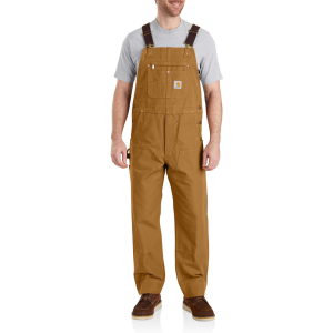Carhartt Carhartt Mens 102776 Factory 2nd Duck Bib Overalls - Unlined - Carhartt Brown 40W x 32L - $67.99 at Dungarees