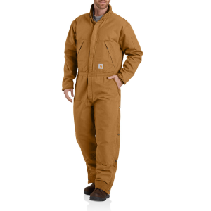 Carhartt Carhartt Mens 104396 Factory 2nd Washed Duck Insulated Coveralls - Carhartt Brown 2X-Large Regular - $159.99 at Dungarees