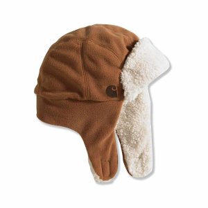 Carhartt Carhartt  CB8950 Knit Trapper Hat - Carhartt Brown Toddler One Size Fits All - $18.99 at Dungarees