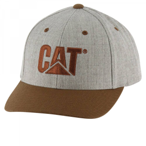 CAT Men's 1120235 Wool Logo Cap - Heather Gray One Size Fits All