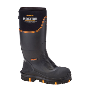 Dryshod  MEG-MH Megatar Extreme-Protection Steel-Toe Work Boot - Black Mens 10 / Womens 11