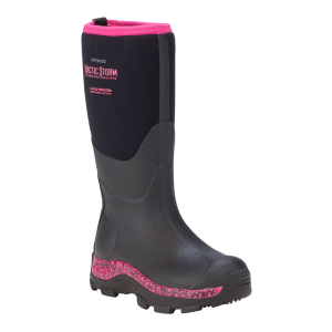 Dryshod  ARS-WH Women's Arctic Storm Winter Boot - Black/Pink Womens 10