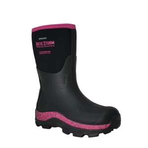 Dryshod  ARS-WM Women's Arctic Storm Winter Boot - Black/Pink Womens 10