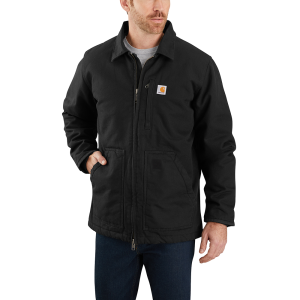 Carhartt Carhartt Mens 104293 Washed Duck Coat - Sherpa Lined - Black 2X-Large Tall - $154.99 at Dungarees