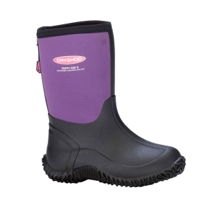 Dryshod  TUF-KD Kid's Tuffy Sport Boot - Black/Purple Youth 5