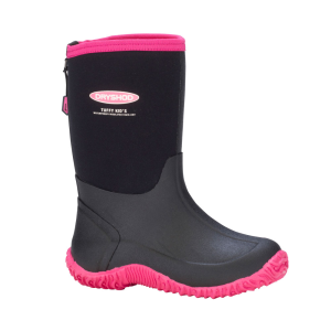 Dryshod  TUF-KD Kid's Tuffy Sport Boot - Black/Pink Youth 6