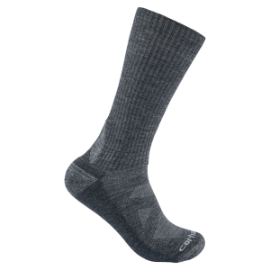 Carhartt Carhartt Men's SB9740M Midweight Merino Wool Blend Boot Sock - Carbon Heather Medium - $17.99 at Dungarees