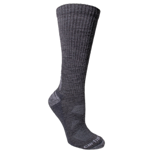 Carhartt Carhartt  SB9740W Women's Midweight Merino Wool Blend Boot Sock - Carbon Heather Medium - $25.99 at Dungarees