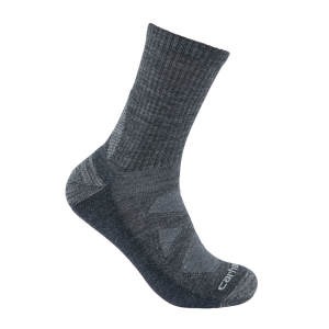 Carhartt Carhartt Mens SS9730M Midweight Merino Wool Blend Short Crew Sock - Carbon Heather X-Large - $25.99 at Dungarees