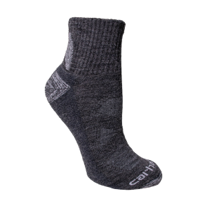 Carhartt Carhartt  SQ9720W Women's Midweight Merino Wool Blend Quarter Sock - Carbon Heather Medium - $21.99 at Dungarees