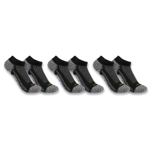 Carhartt Carhartt Men's SL3283M Force Midweight Low-Cut Sock 3-Pack - Black Large - $14.99 at Dungarees