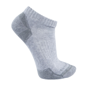 Carhartt Carhartt Mens SL6003M Midweight Cotton Blend Low-Cut Sock 3-Pack - Gray Large - $15.99 at Dungarees