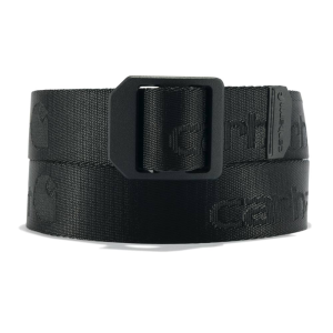 Carhartt Mens A0005768 Nylon Webbing Ladder Lock Belt - Black X-Large