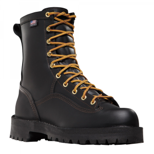 Danner  14100W Women's Rain Forest Uninsulated Work Boots - Black 5 A 1/2 M