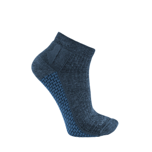 Carhartt Carhartt  SQ9250W Women's Force Grid Midweight Synthetic-Merino Wool Blend Quarter Sock - Navy Heather Medium - $16.99 at Dungarees