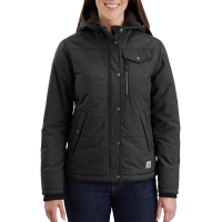 Carhartt  103909 Closeout Women's Utility Jacket - Black 2X-Large Regular